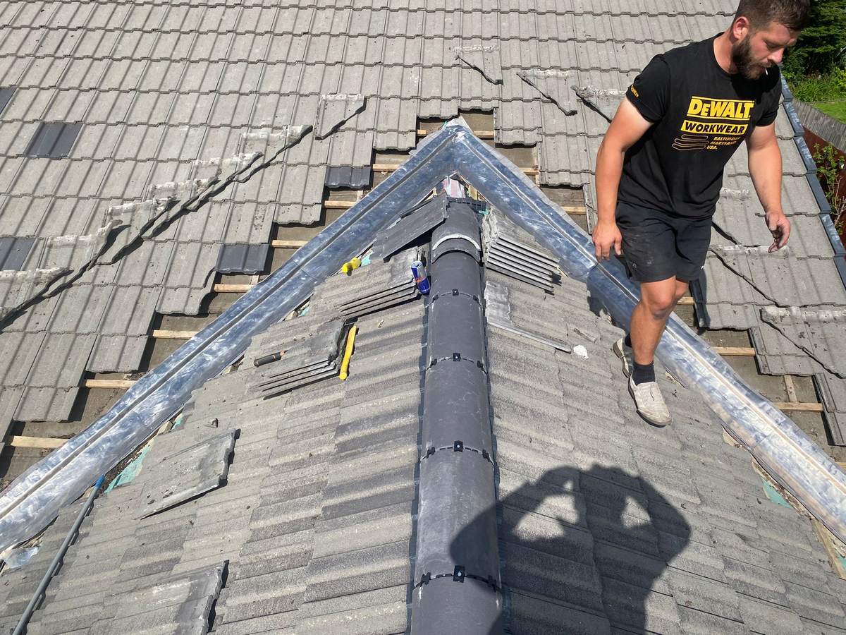 Roofing job by Easy Roofing