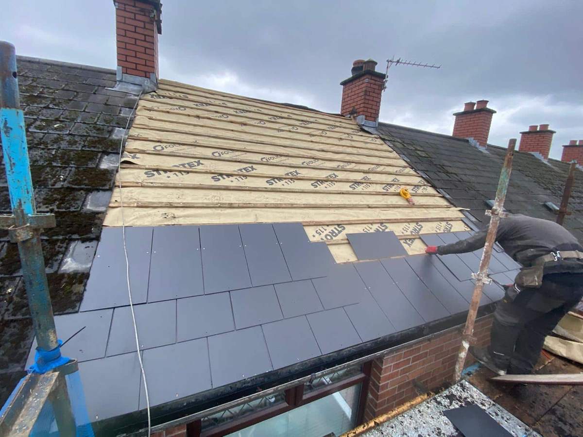Roofing job by Easy Roofing